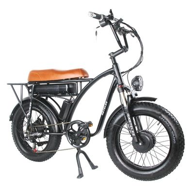 2000W Dual Motor Electric Bike with Rear Hub Motor Position and 3 hours Charging Time