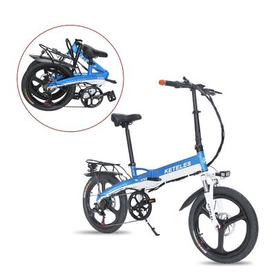 48V 350W 10AH Electric Bike with 20 Inch Folding Frame and 31-60km Range per Power