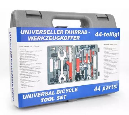 Portable Bike Repair Tool Kit 44pcs for Mountain and Road Bikes Packing Size 34*32.5*28cm