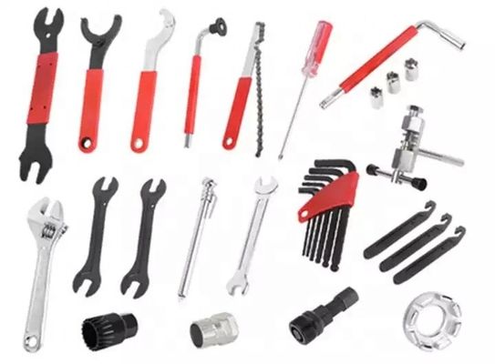 Portable Bike Repair Tool Kit 44pcs for Mountain and Road Bikes Packing Size 34*32.5*28cm