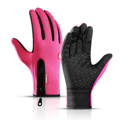 Unisex Touchscreen Winter Cycling Gloves Warm Full Finger Gloves for Bike Skiing Riding
