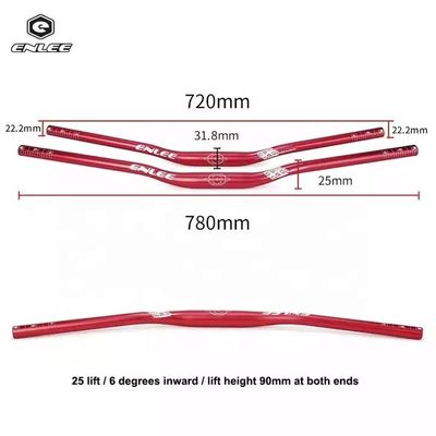330g/353g Aluminum Alloy Bicycle Handlebar 31.8*720/780mm for Mountain Bike Enthusiasts