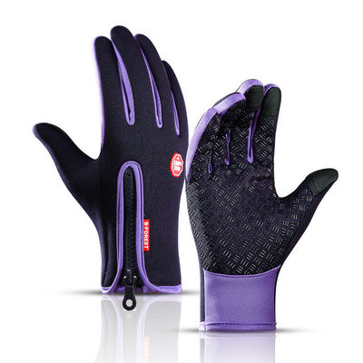 Unisex Touchscreen Winter Cycling Gloves Warm Full Finger Gloves for Bike Skiing Riding
