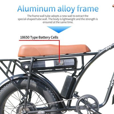 20 inch Fat Tire Electric Bike with 23AH Battery Capacity and 7-Speed Gear in EU Stock