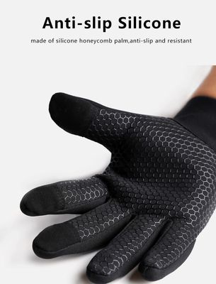 Black Cycling Gloves for Men and Women Full Finger Touch Screen Outdoor Sports Gloves
