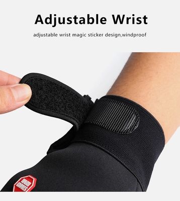 Black Cycling Gloves for Men and Women Full Finger Touch Screen Outdoor Sports Gloves