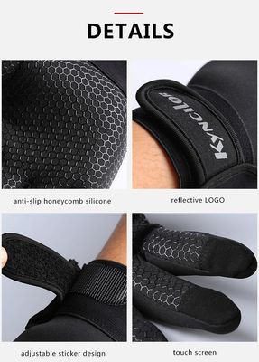 Black Cycling Gloves for Men and Women Full Finger Touch Screen Outdoor Sports Gloves