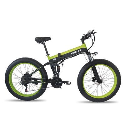 15AH Battery 26x4.0 inch Electric Bike with High Powerful 1000W Motor and 7-Speed Gear