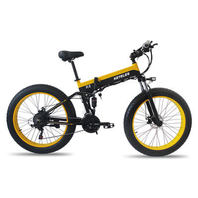 15AH Battery 26x4.0 inch Electric Bike with High Powerful 1000W Motor and 7-Speed Gear