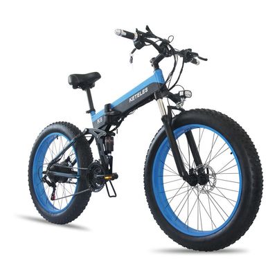 15AH Battery 26x4.0 inch Electric Bike with High Powerful 1000W Motor and 7-Speed Gear