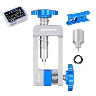 Aluminum Alloy Multifunction Bike Oil Needle Insertion Tool Five-Line Body Truncation