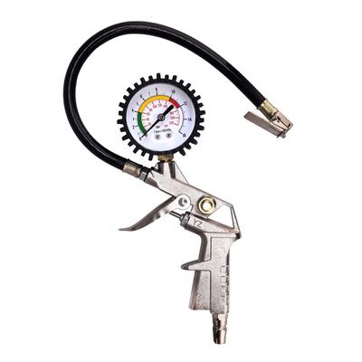 Aluminum Auto Tire Air Inflating Gun Digital Tire Pressure Gauge 200 PSI Max Pressure