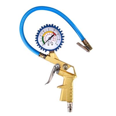 Aluminum Auto Tire Air Inflating Gun Digital Tire Pressure Gauge 200 PSI Max Pressure