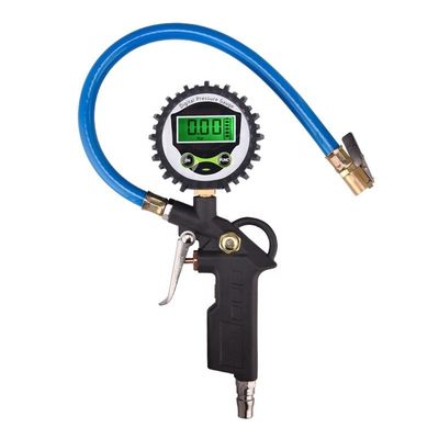 Aluminum Auto Tire Air Inflating Gun Digital Tire Pressure Gauge 200 PSI Max Pressure