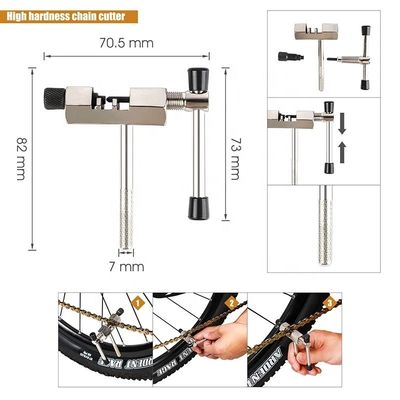 MTB Road Bikes Carbon Steel Bicycle Repair Tool Kits with Accpeted Customized Logo