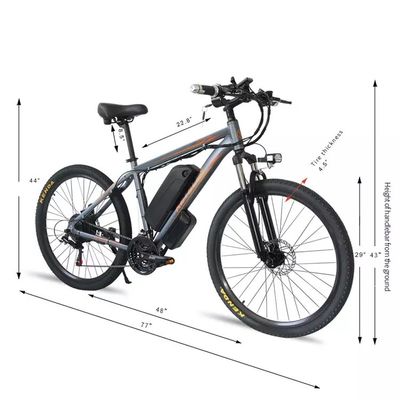 48V 18Ah Lithium Battery Electric Mountain Bike 250W Motor 26&quot; inch E-Bike EU Warehouse
