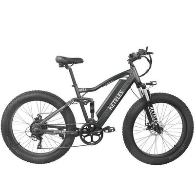 Aluminum Alloy Frame 48V 13AH Lithium Battery Fat Tire Electric Bike with 1000W Motor