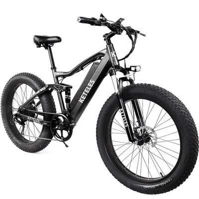 Aluminum Alloy Frame 48V 13AH Lithium Battery Fat Tire Electric Bike with 1000W Motor