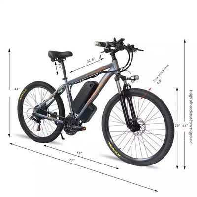 48V 18Ah Lithium Battery 1000W Motor 29&quot; Electric Mountain Bike with 26*1.95 Tire Width