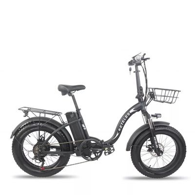 EU Stock 250W Motor 15AH Lithium Battery Folding E-Bike with and 20x4.0 inch Fat Tire