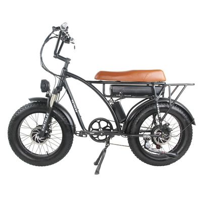 2000W Dual Motor Electric Bike with Rear Hub Motor Position and 3 hours Charging Time
