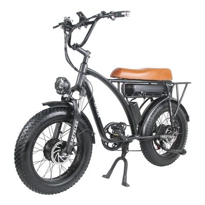 2000W Dual Motor Electric Bike with Rear Hub Motor Position and 3 hours Charging Time