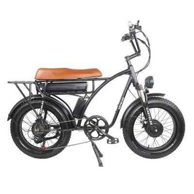 2000W Dual Motor Electric Bike with Rear Hub Motor Position and 3 hours Charging Time