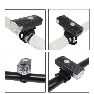 3 Modes LED Bicycle Lights Set for 1.5-4 Hours Endurance and USB Rechargeable Battery