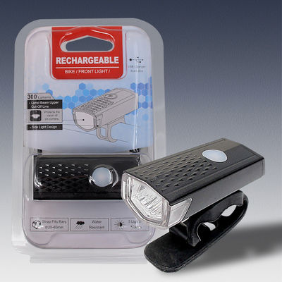 3 Modes LED Bicycle Lights Set for 1.5-4 Hours Endurance and USB Rechargeable Battery