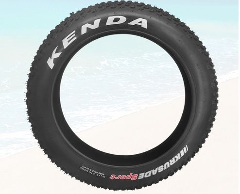 20x4.0 Snow Bike Black Fat Tire Beach Bike Rubber Outer Tires for 12-20inches and 2 kg