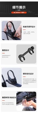 Customized Logo Universal Folding Rear Bike Carrier Rack for Road and Mountain Bikes