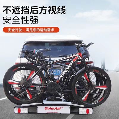 Customized Logo Universal Folding Rear Bike Carrier Rack for Road and Mountain Bikes