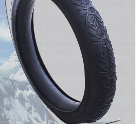 20x4.0 Snow Bike Black Fat Tire Beach Bike Rubber Outer Tires for 12-20inches and 2 kg