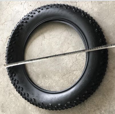 20x4.0 Snow Bike Black Fat Tire Beach Bike Rubber Outer Tires for 12-20inches and 2 kg