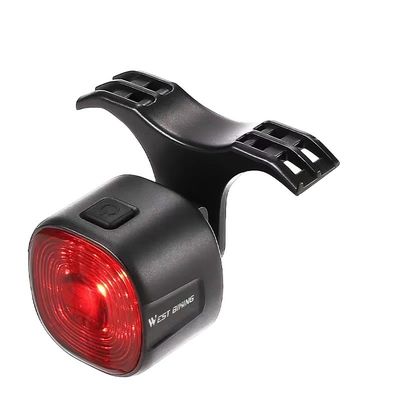 33*30*33mm WEST BIKING Bicycle Brake Light with Turn Signal LEDs and Type-C Charging