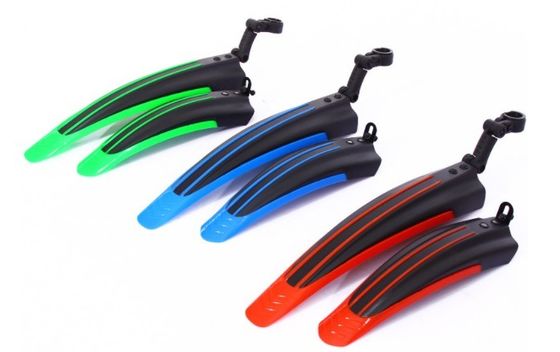 53.2 cm Blue Mountain Bike Mudguards Quick Release Front and Rear Bicycle Mudguards