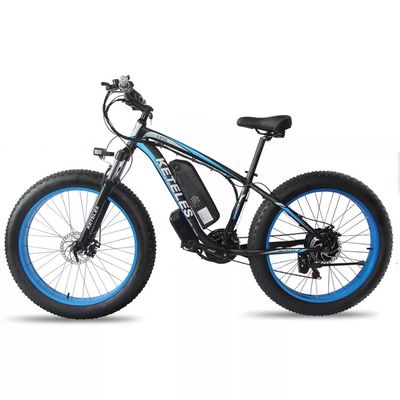 1000W Motor 18AH Battery 26&quot; Fat Tire Electric Bike Range per Power 31 60 km EU Stock