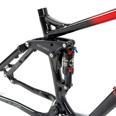 AL7005 Dual Suspension Mountain Bike Frame 120mm Travel for 17 19 Inch Downhill Bikes
