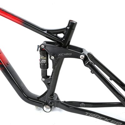 AL7005 Dual Suspension Mountain Bike Frame 120mm Travel for 17 19 Inch Downhill Bikes