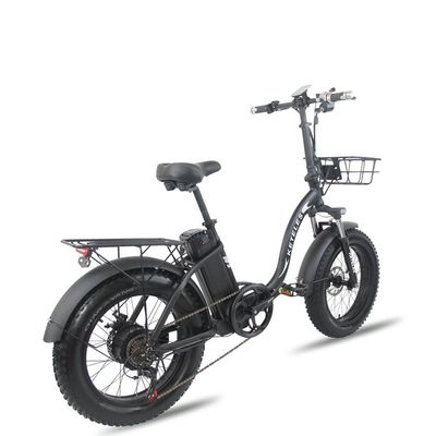 EU Warehouse 1000W 20x4.0 Fat Tire Folding Electric Bike with 48V 18Ah Lithium Battery