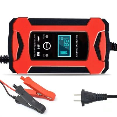Battery Tester LCD Color Display for Motorcycles Cars SUVs Trucks-Dry Lead-Acid AGM GEL SLA