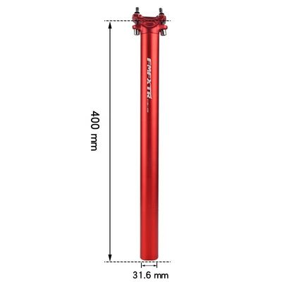 27.2/30.9/31.6*400mm Aluminium Double Nail Straight Pipe for Mountain Bike Seat Tube