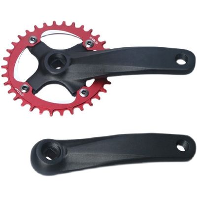 Bicycle Crankset 104BCD 152mm Non-integral crank/disc 32/34/36/38t in Black/Blue/Green/Red