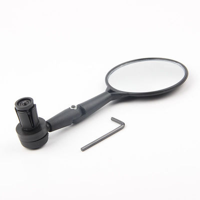 50g 360 Degree Rotation Safety Reflector Convex Mirror for Mountain and Road Bicycles Durable Plastic Bike Plug Mirror