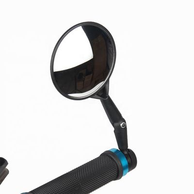 50g 360 Degree Rotation Safety Reflector Convex Mirror for Mountain and Road Bicycles Durable Plastic Bike Plug Mirror