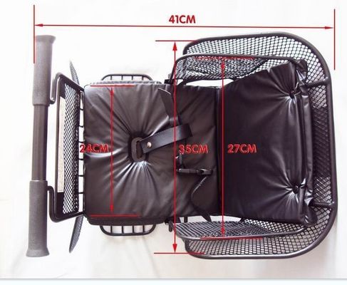 All Seasons Applicable Simple Style Rear Child Bike Seat with Handle and Belt