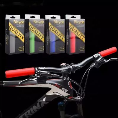 Mountain Bike Accessories Anti-slip Silicone Handle Grips with 22.2mm Inner Aperture