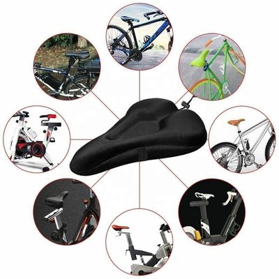 Breathable Silicone Bicycle Saddle Seat Soft Gel Pad Cushion Cover for Mountain Bike