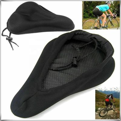 Breathable Silicone Bicycle Saddle Seat Soft Gel Pad Cushion Cover for Mountain Bike