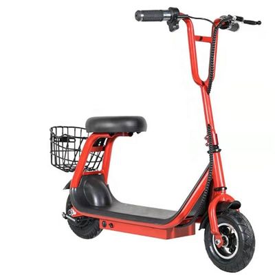8 Inch Electric Scooter with Basket and Seat Max Speed 15km/h Range Per Charge 8-10KM